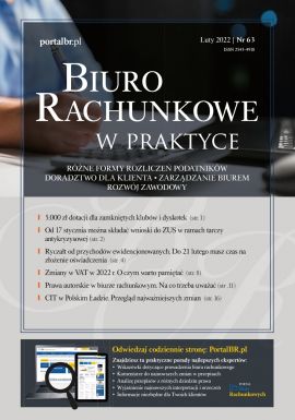 Biuro rachunkowe w praktyce nr 63 4FS0063