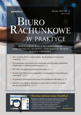 Biuro rachunkowe w praktyce nr 74 4FS0074