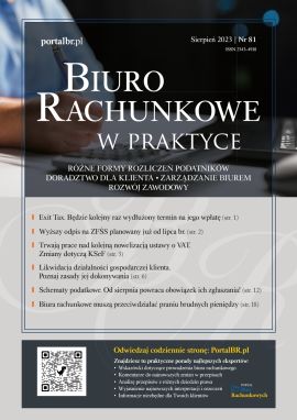 Biuro rachunkowe w praktyce nr 81 4FS0081