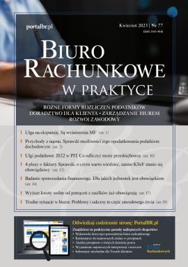 Biuro rachunkowe w praktyce nr 77 4FS0077