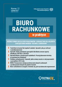 Biuro rachunkowe w praktyce nr 12 4FS0012