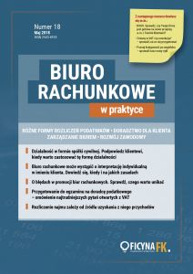 Biuro rachunkowe w praktyce nr 18 4FS0018